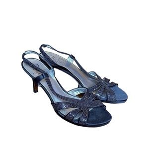 Adrianna Papell Women’s Black Slingback Heels 8.5